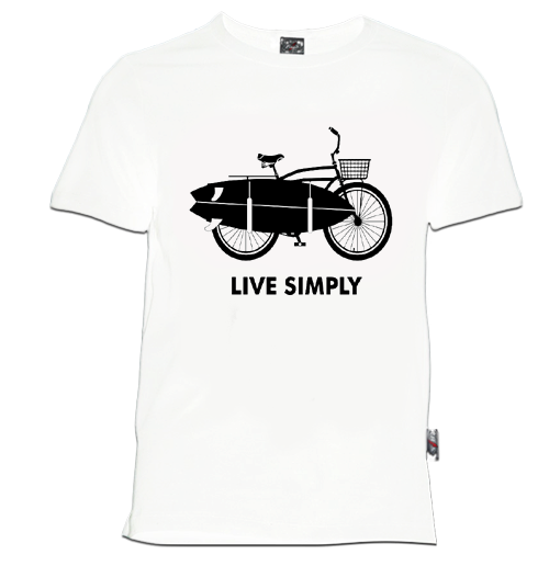 CAmiseta Live Simply